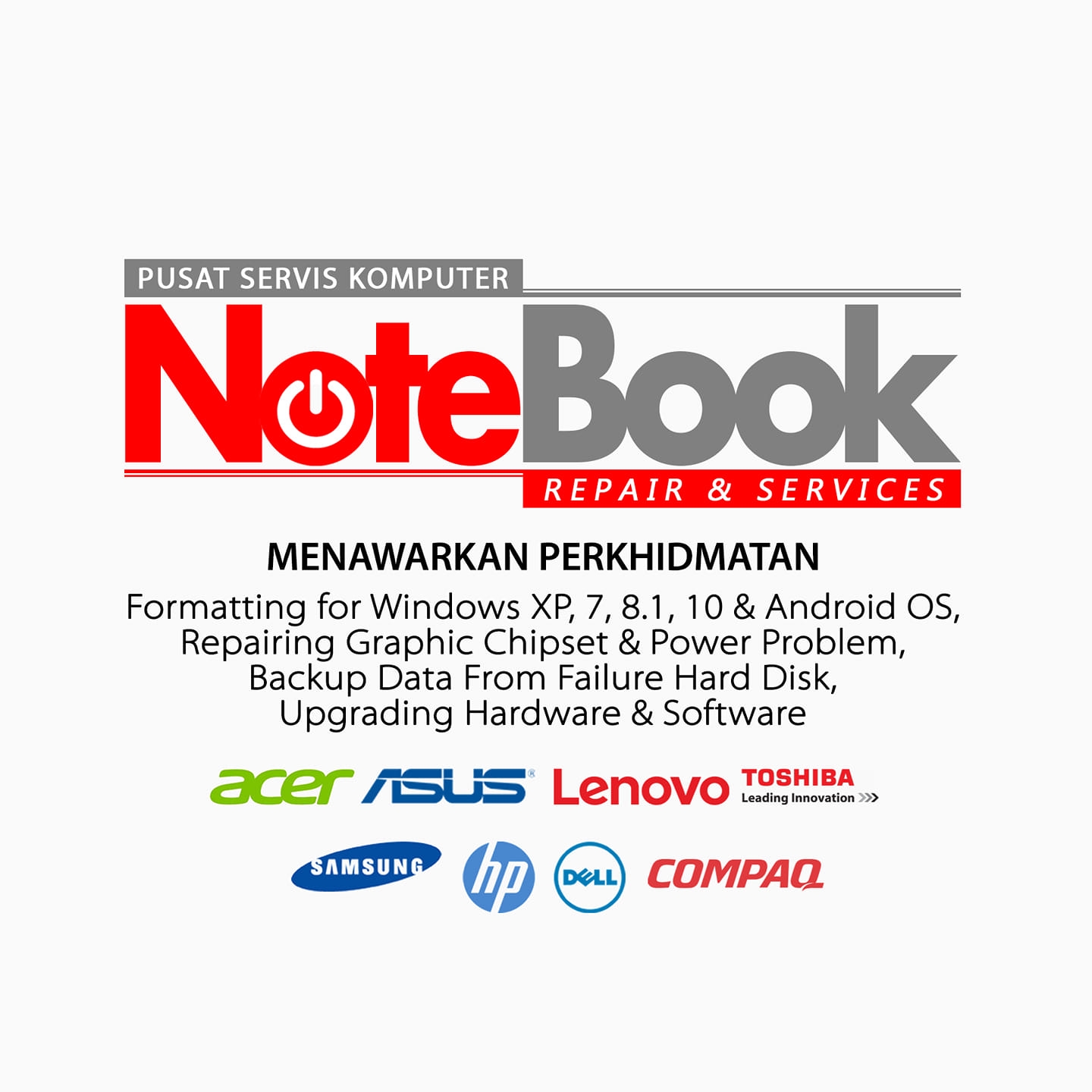 NoteBook Repair & Services