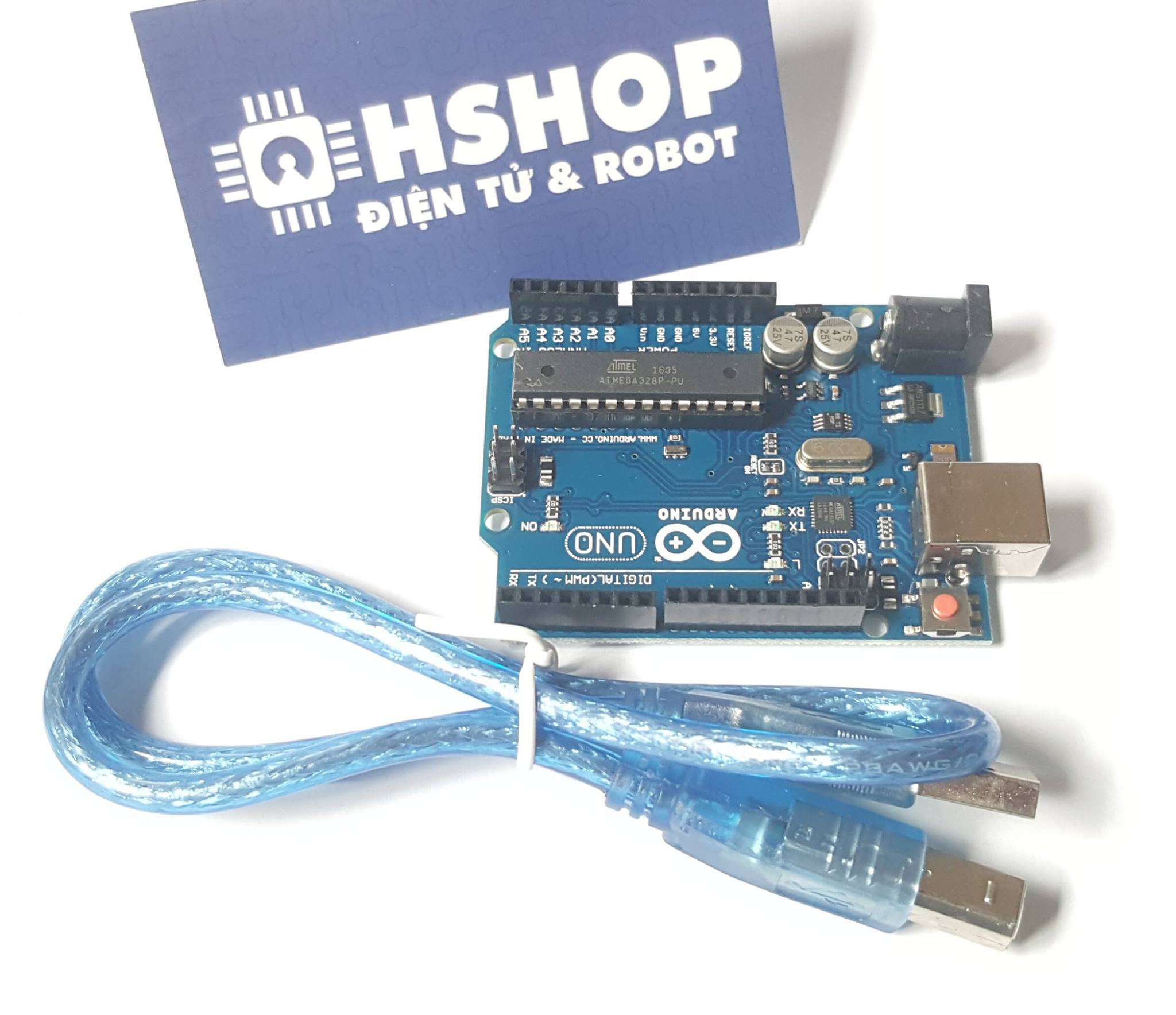 Hshop.vn - Điện tử & Robot - Mạch Arduino Uno R3 kèm cáp USB http ...