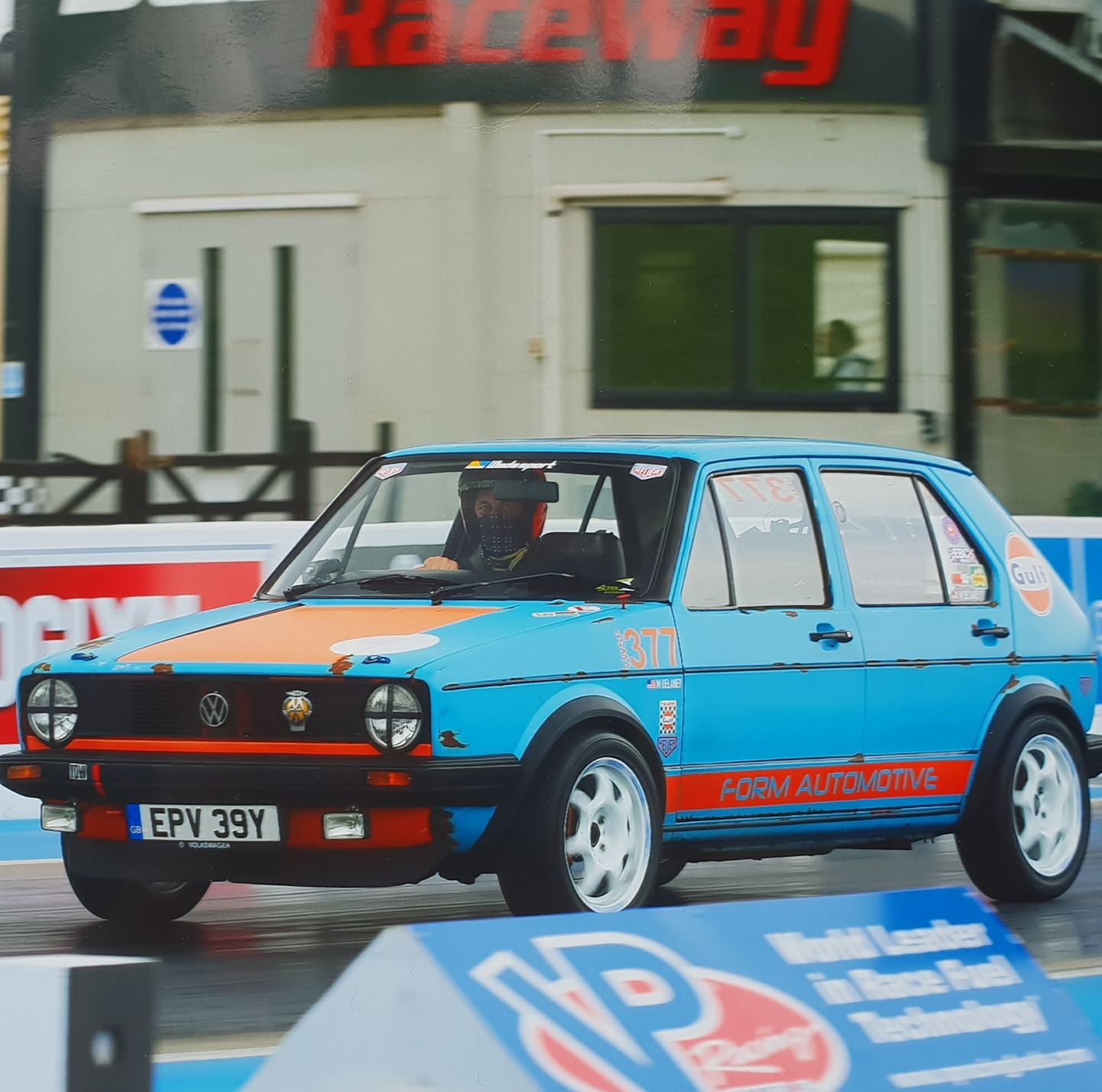 Mk1 GULF Racing -vwdrc sportsman class drag racer vwsp377