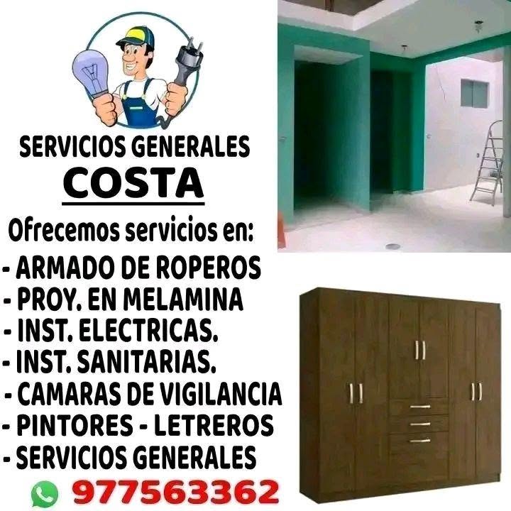 Trabajos en Melamina y Pintores Chiclayo, Lambayeque.