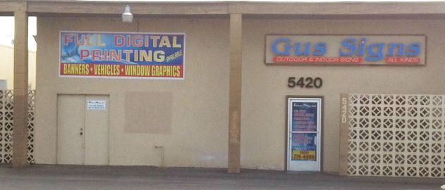 Gus Signs | El Monte CA