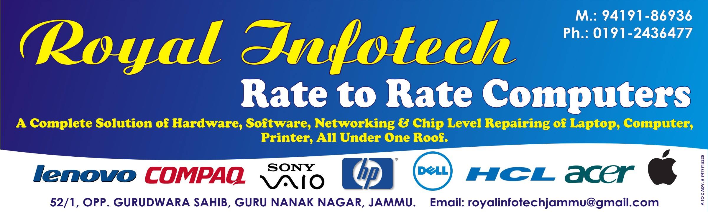 Royal Infotech | Jammu