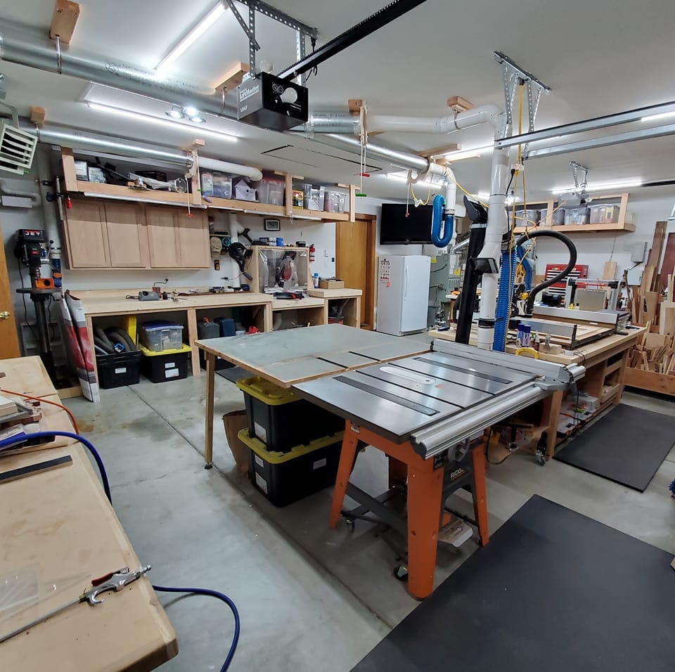 16x16 Woodshop Layout