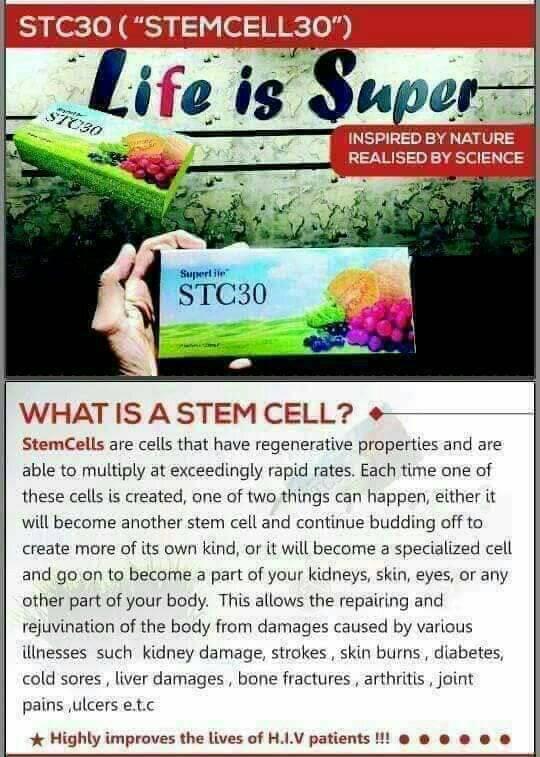 Superlife STC30, Health for Wealth
