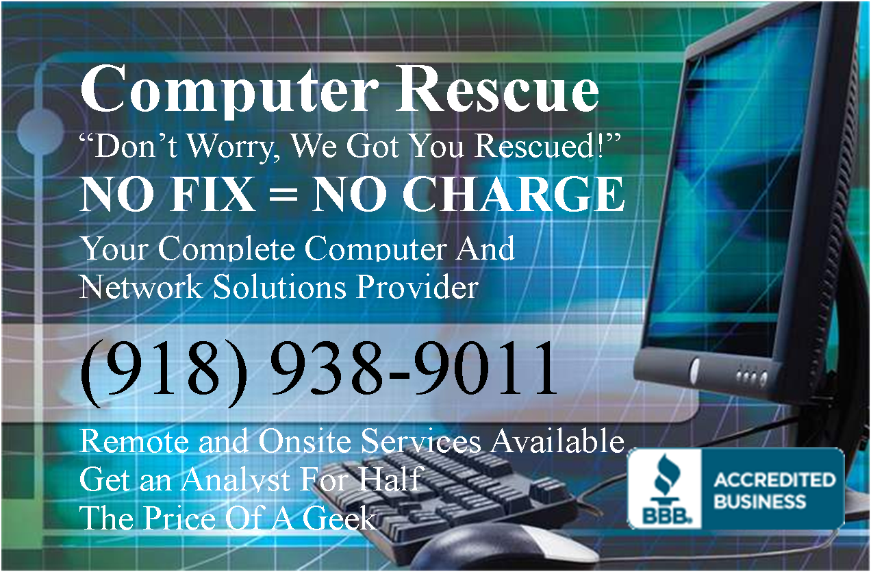 Computer Rescue | Broken Arrow OK