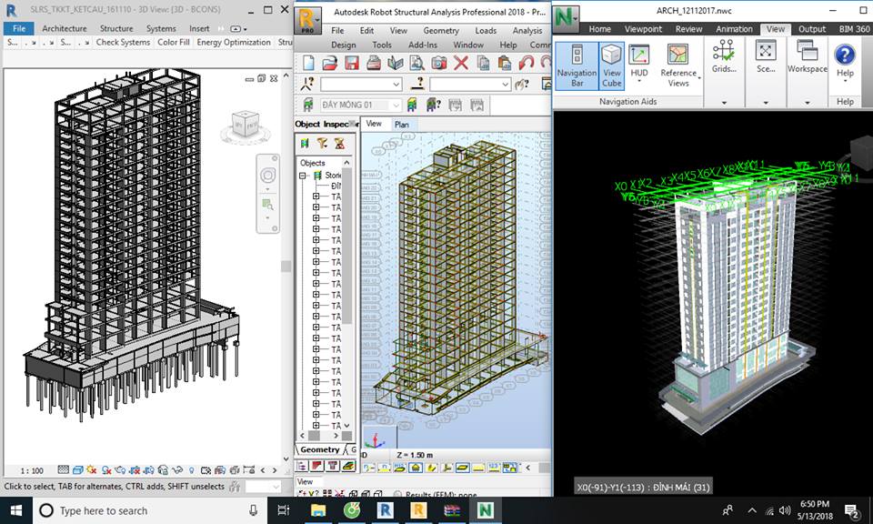 Revit Robot Navisworks Thiết kế - Tính toán & Triển khai | Ho Chi Minh City