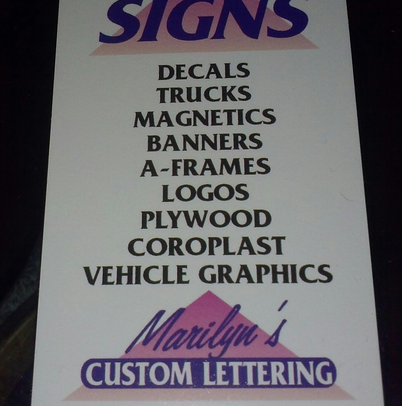 Marilyn's Custom Lettering | Hamilton ON