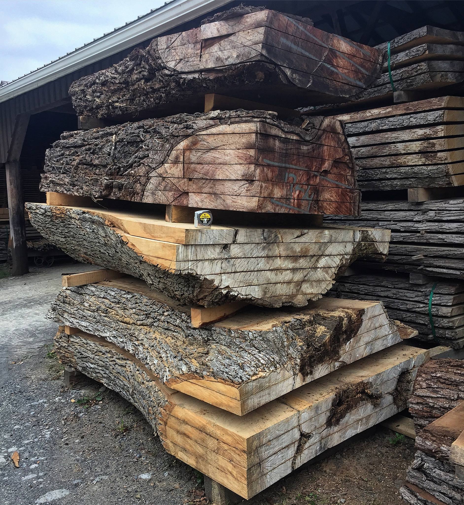Steel & Grain Slabs - I'm trying to get caught up on organizing my kiln ...