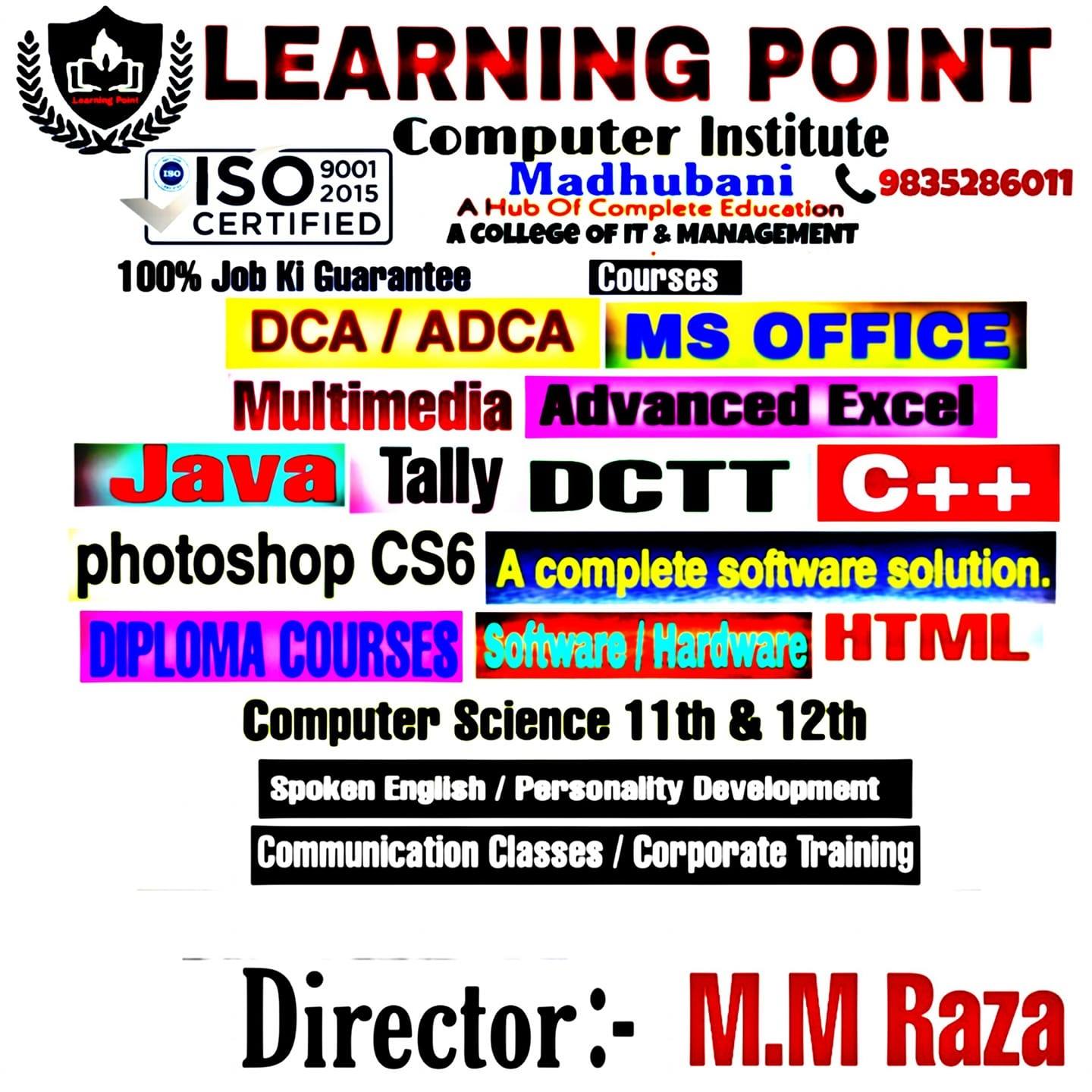 Learning Point Computer Institute | Madhubani