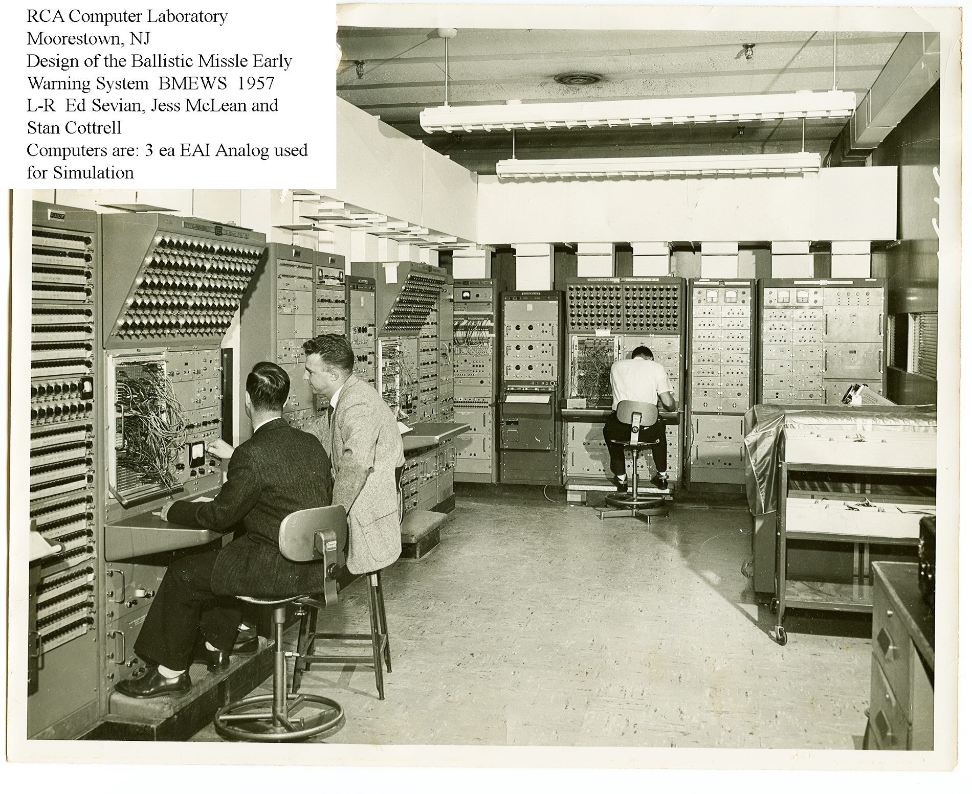 Two ANALOG Computer labs - from long ago. Both manufactured by EAI of ...