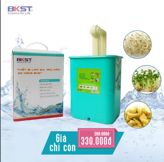 Thiết Bị Làm Giá Đỗ BKST - Đại Học Bách Khoa Hà Nội | Hanoi