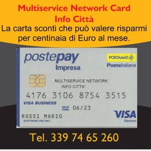 Multiservice Network Card - Centro Commerciale Diffuso e Naturale | Gissi