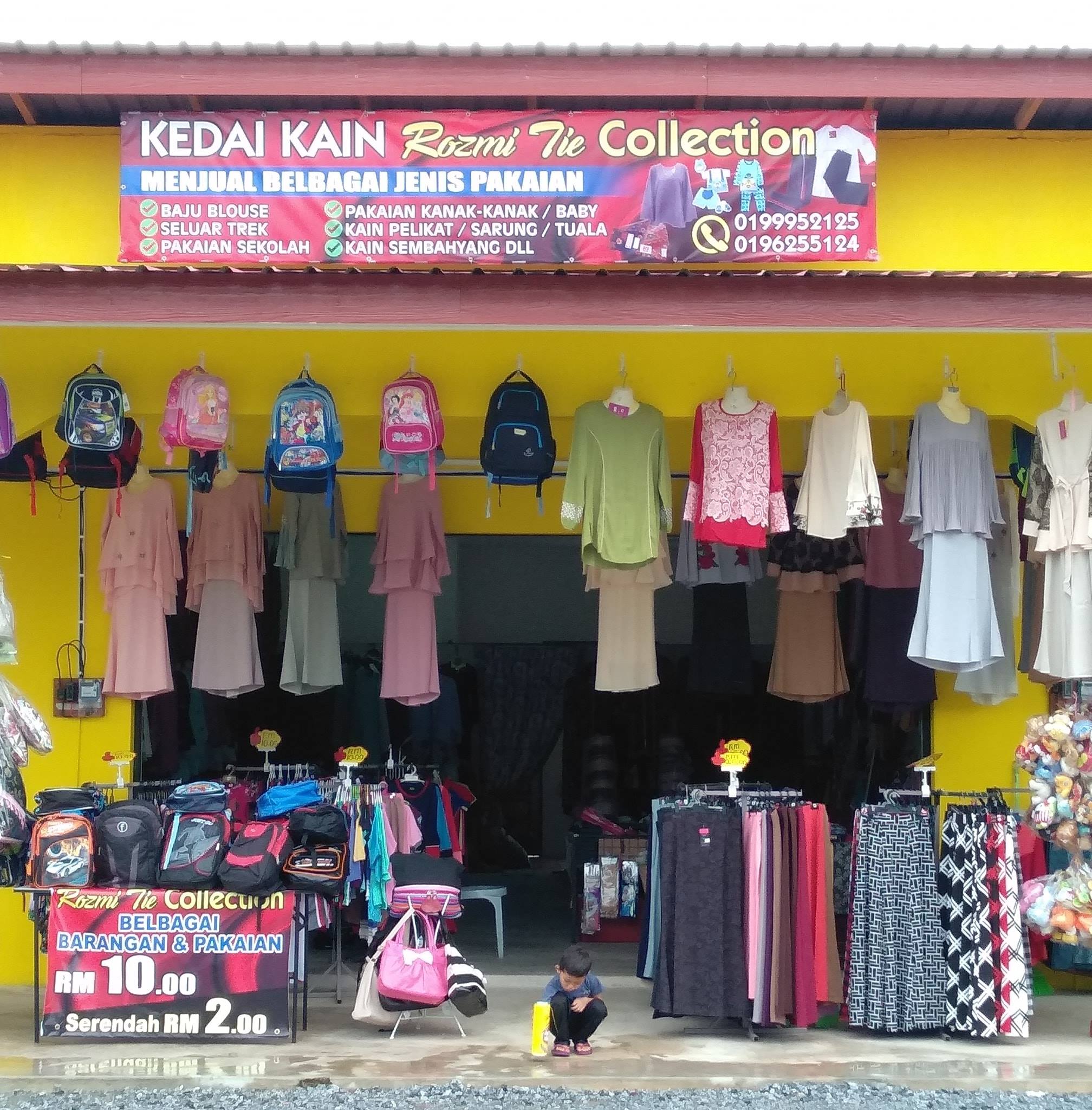 Kedai Kain Rozmi Tie Collection | Kampong Bukit Bunga