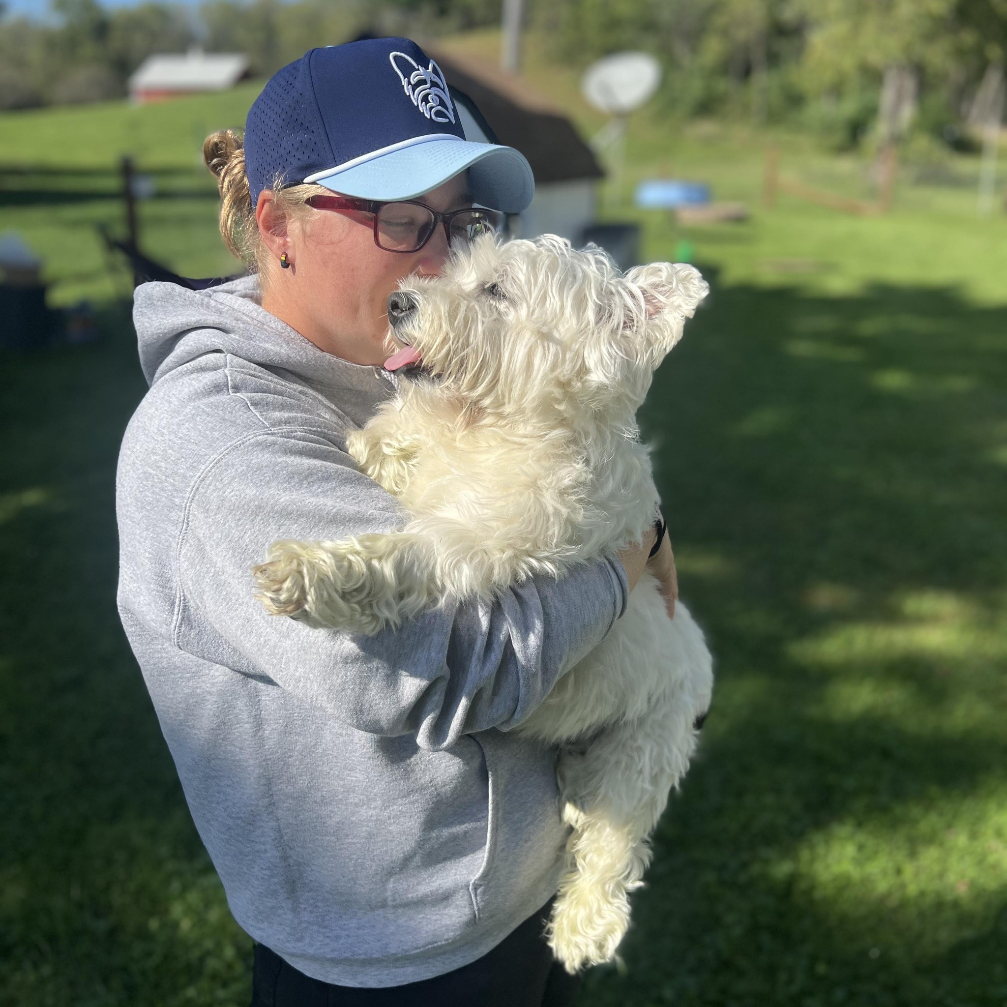 Wookie and Snicker love their walks | Trempealeau County Humane Society
