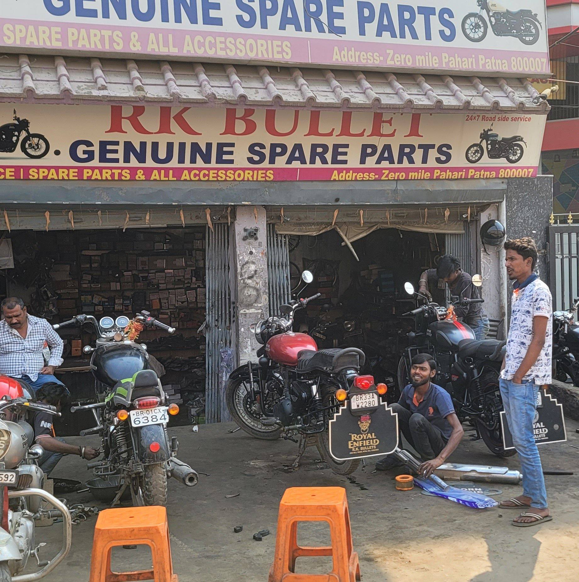 R K Bullet Accessories,Spare Parts & Services | Patna New City