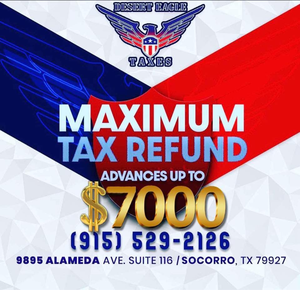 Extension due October 15th! Don’t wait and file ASAP! Desert Eagle ...