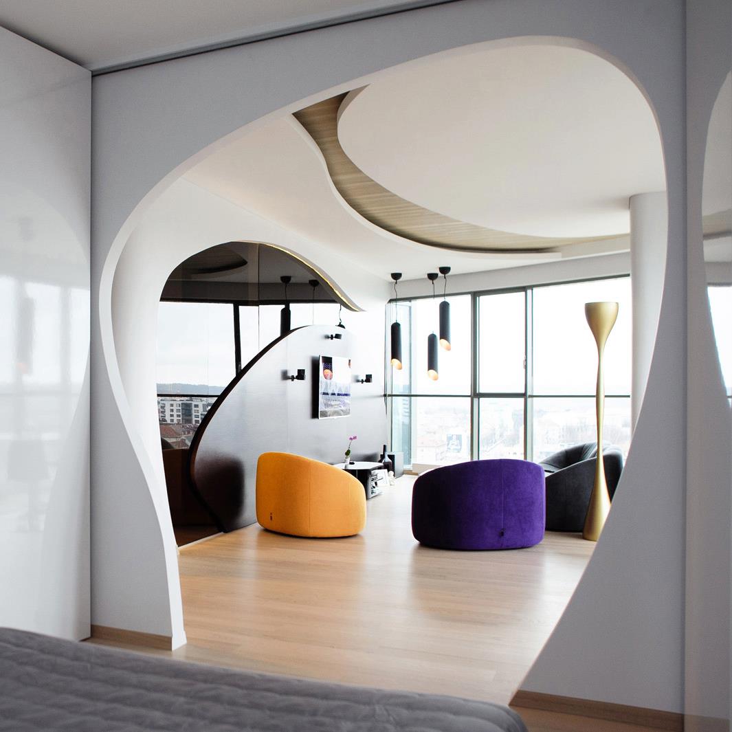 Interior design "ON MOON"... - Interior design "ON MOON"