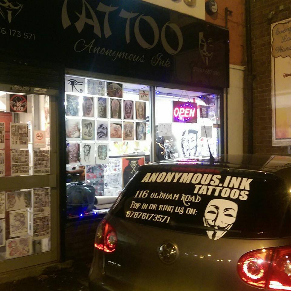 Anonymous ink | Manchester