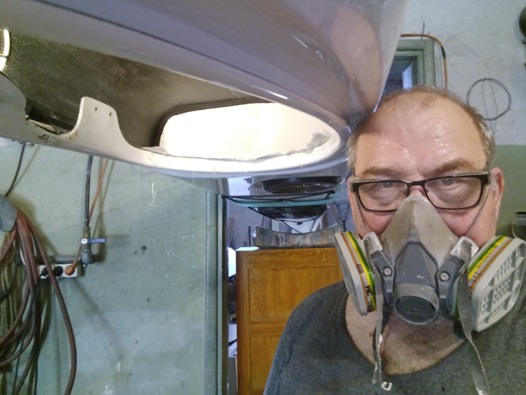 Kayak repair fiber-reinforced | Hi Friends! That was my first try on ...