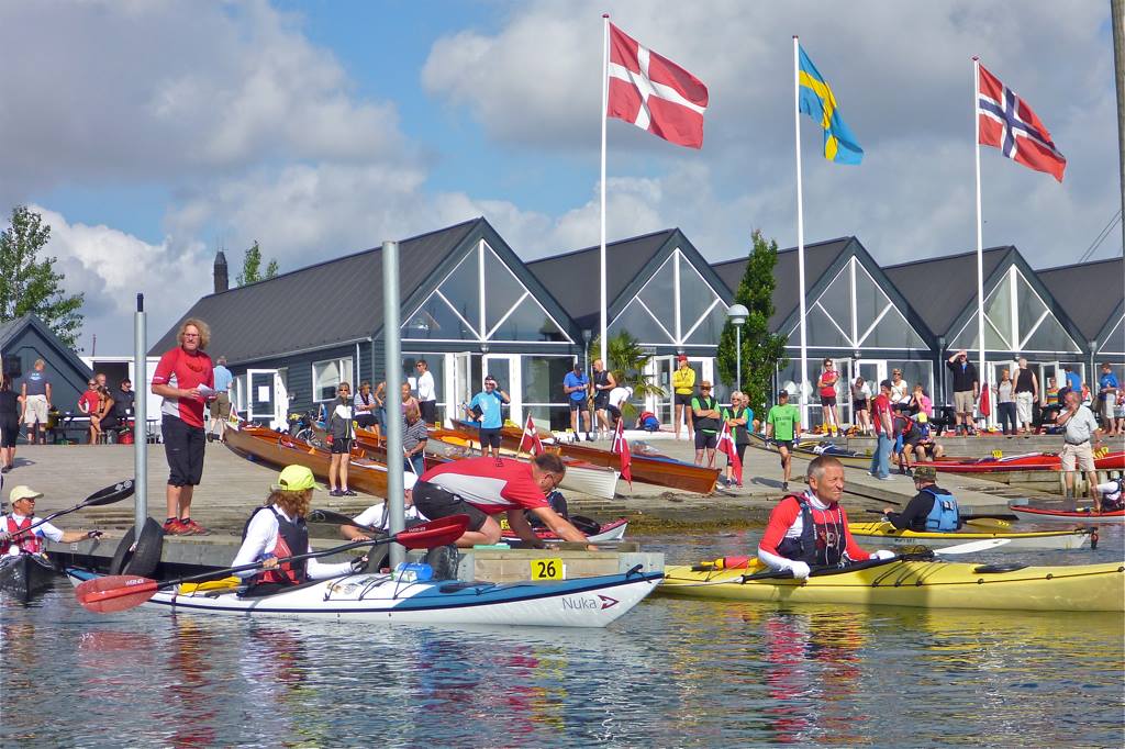 Kajaktræning ved Kerteminde Kajakklub