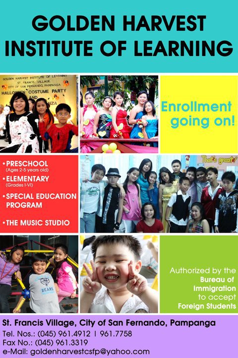 Golden Harvest Institute of Learning | Pampanga
