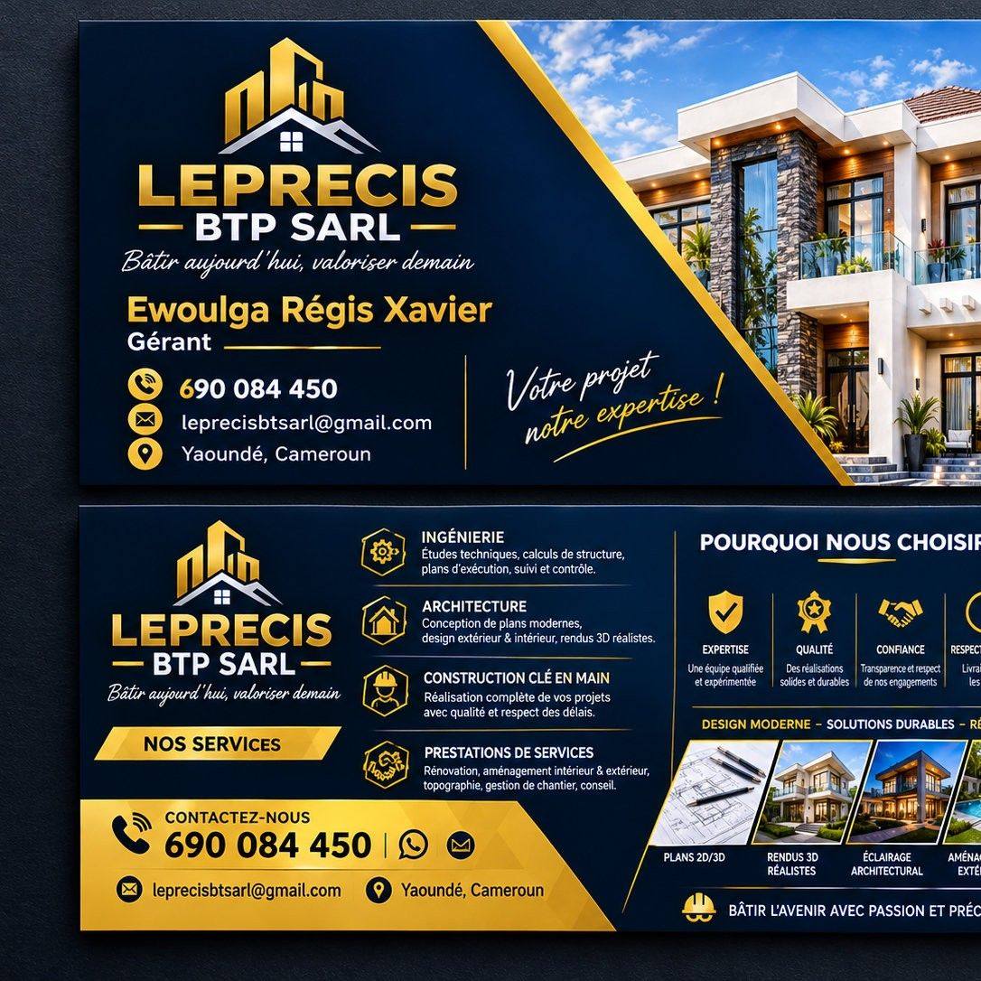 Leprècis BTP SARL | Yaoundé