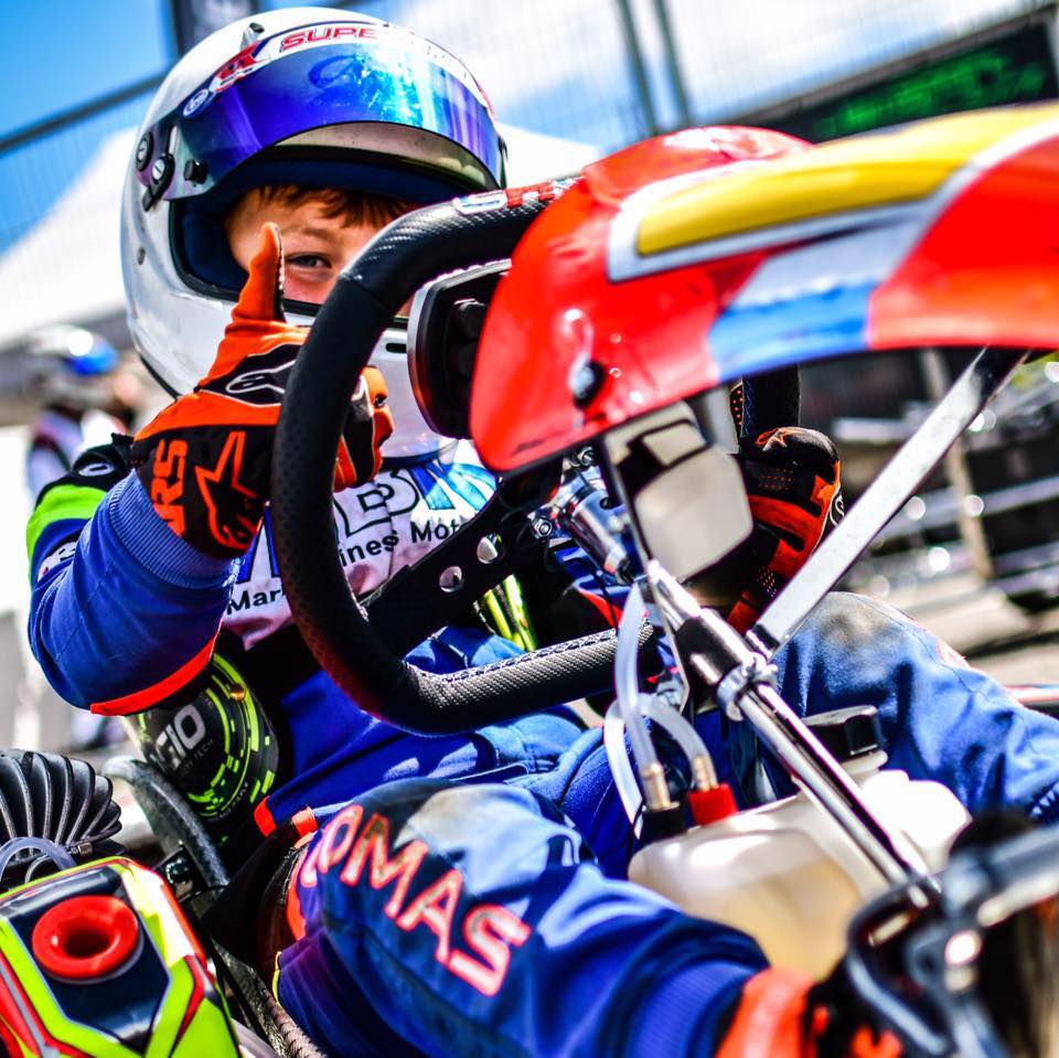 Charlie Lomas karting#41