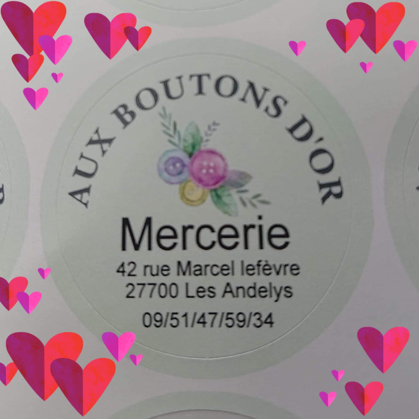 Lot De 12 Boutons Dorés Vintage En Plastique - Mercerie Ancienne