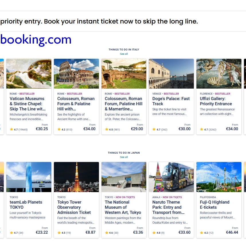 Skip the long line, Book your priority entry ticket
