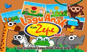 Aplikasi LAGU ANAK KAK ZEPE vol 1