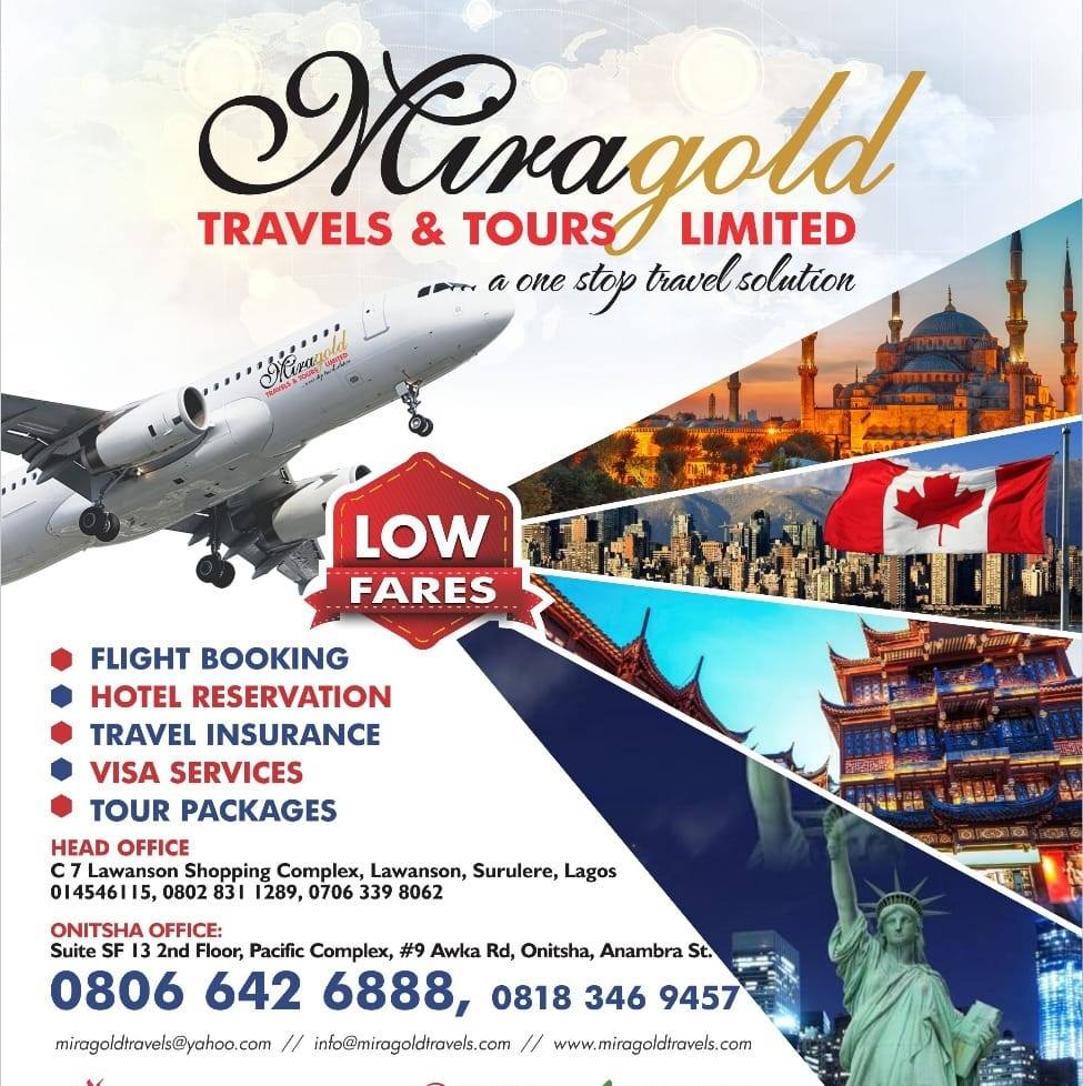 Miragold Travels & Tours Ltd | Lagos