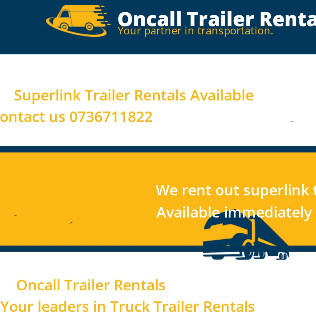 Oncall Trailer Rental Solutions