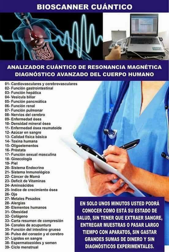Bioescaner Cuantico de Resonancia Magnetica - Acapulco