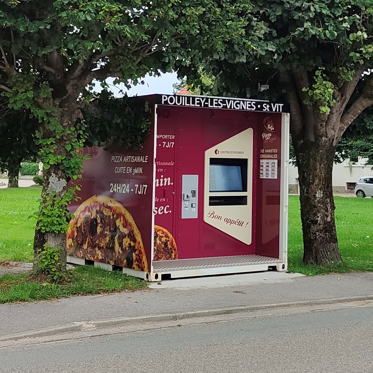 Distributeur à Pizza Les 4 Saisons 7j/7
