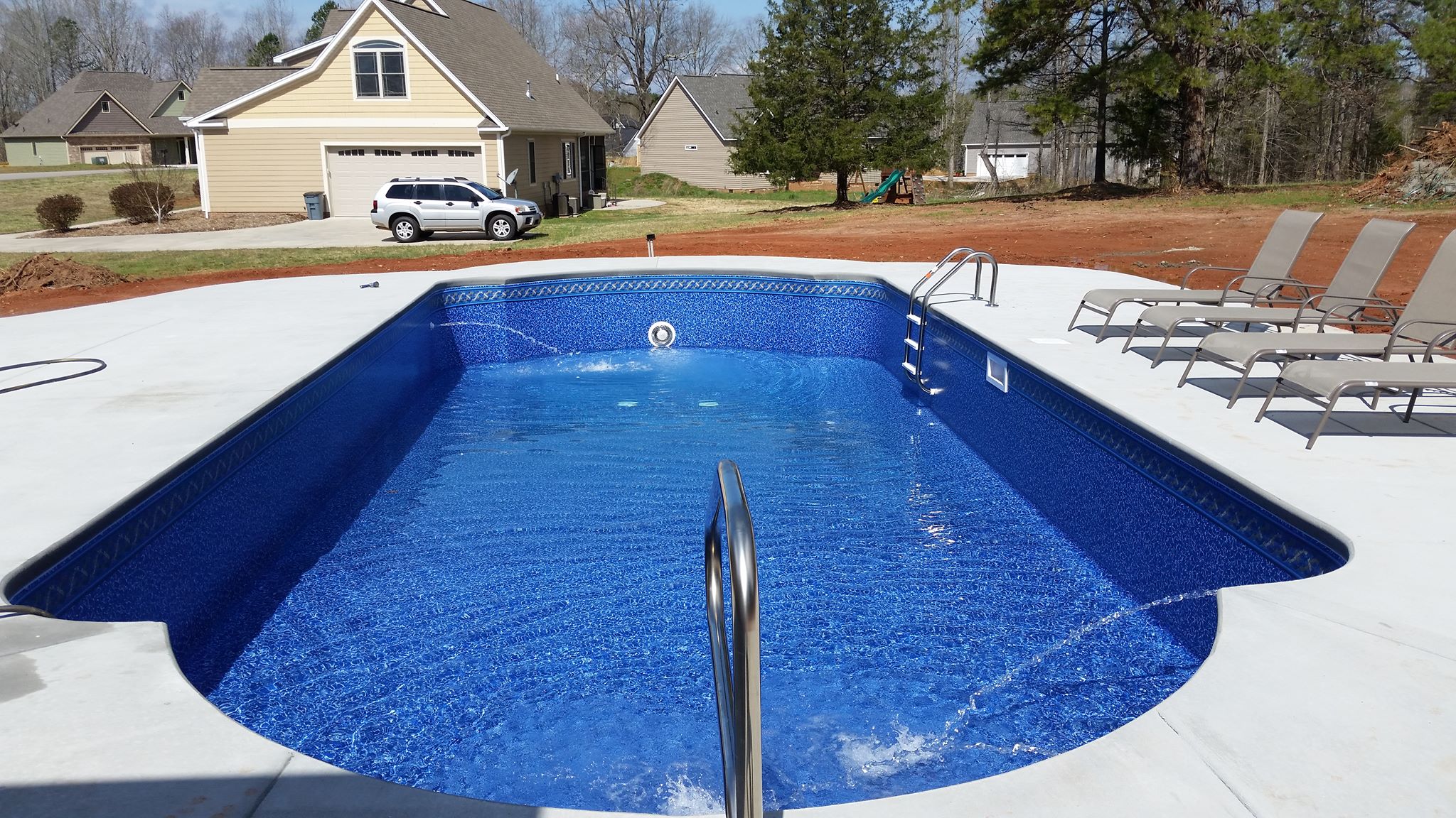 Jason's pool installation and liner changes | Pickens SC