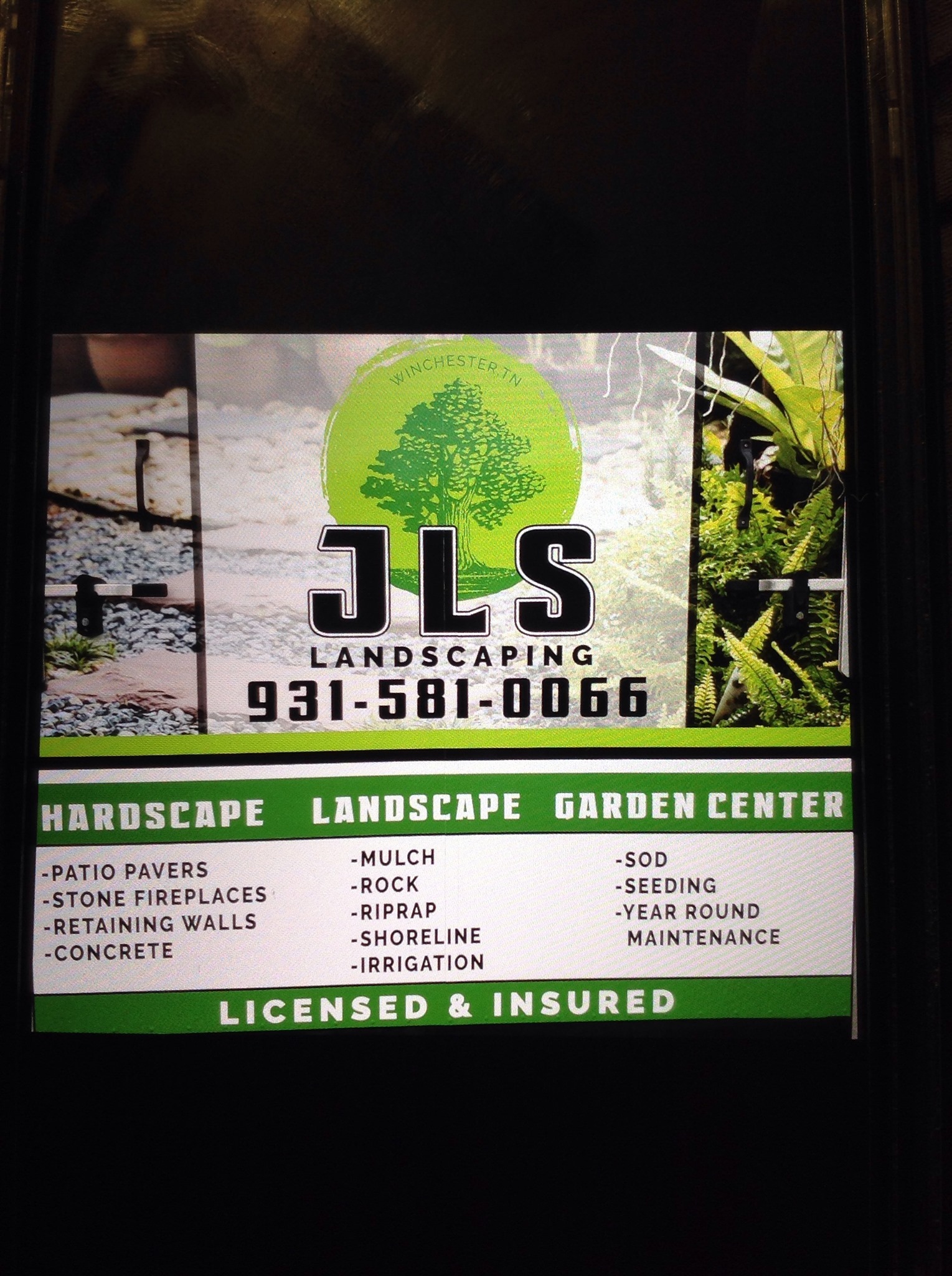 JLS Landscaping and Garden Center Winchester TN