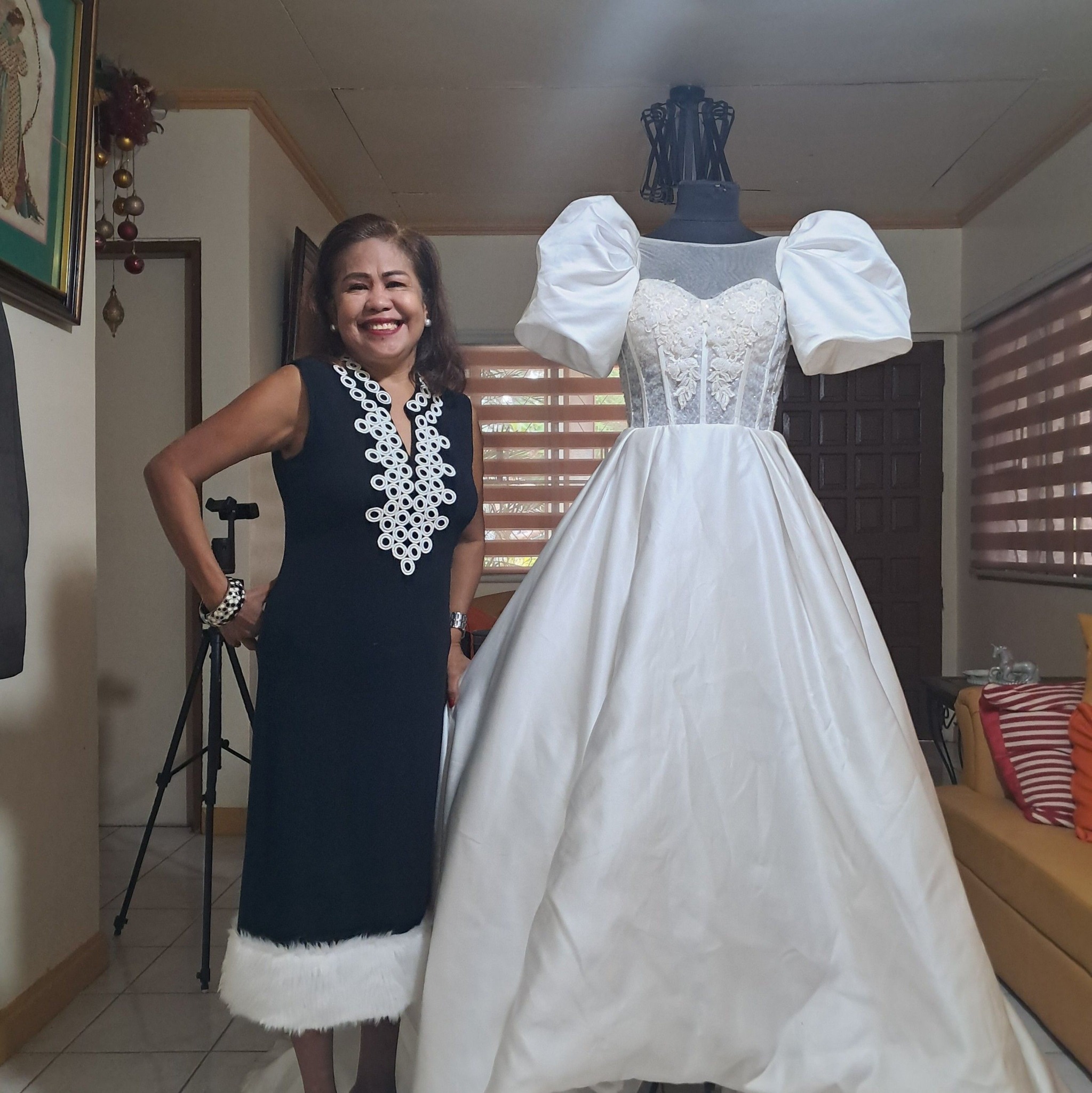 💙 CLIENT'S OWN MATERIAL - MADE WITH LOVE 💙 Patahi from client's fabric ...