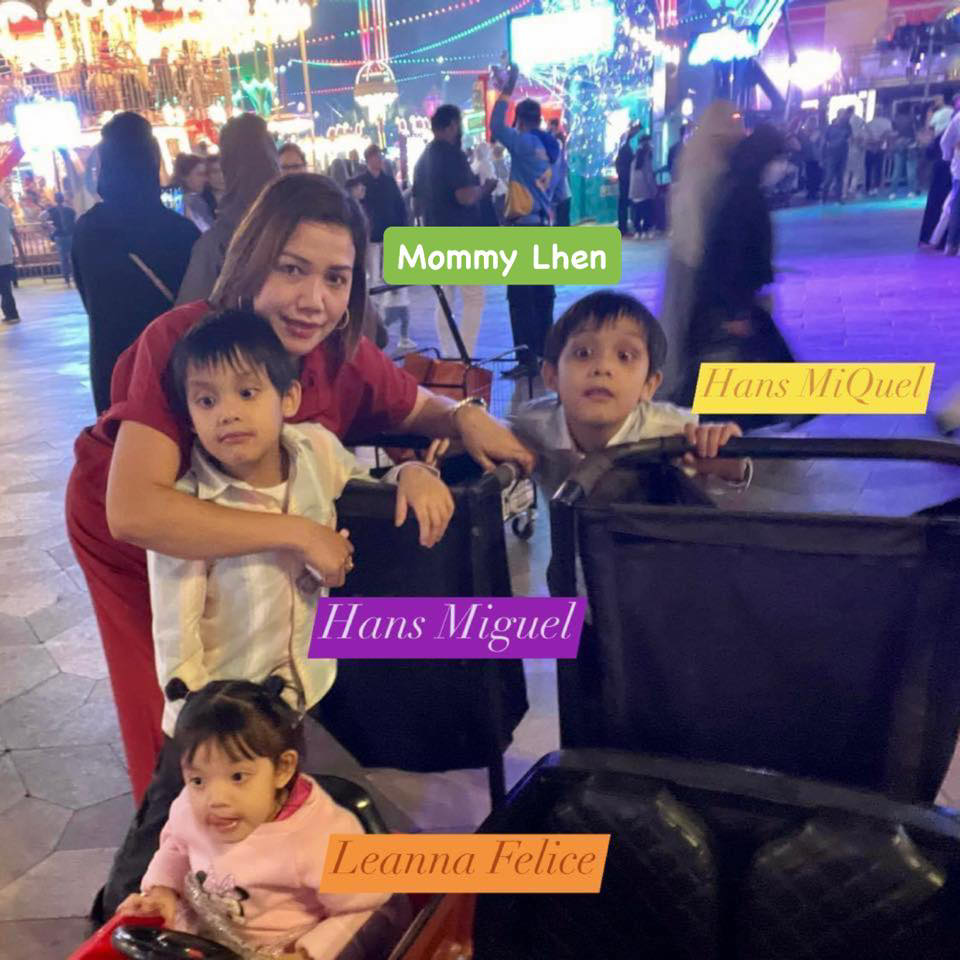 Lhen and Leanna with Hans Twins | Dubai