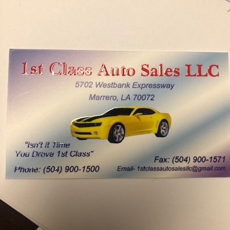 1st Class Auto Sales