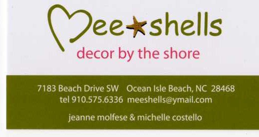 Mee-shells... Decor by the shore | Ocean Isle Beach NC