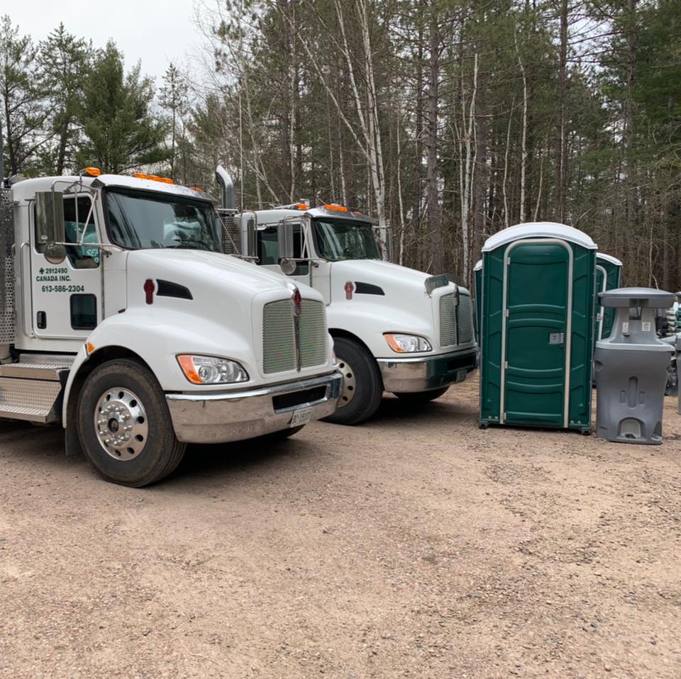 Image showcasing Shamrock septic pumping/ toilet rental