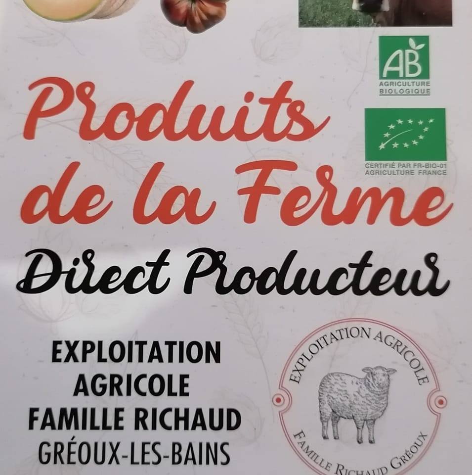 Exploitation Agricole Famille Richaud - Gréoux les Bains | Gréoux-les-Bains