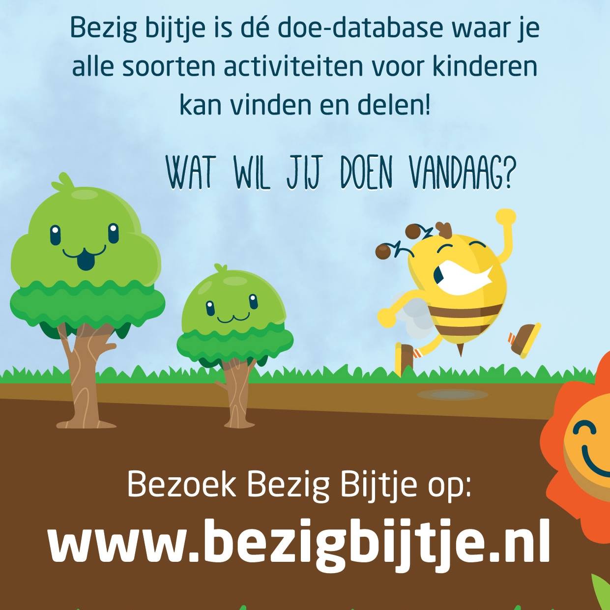 Bezig Bijtje, een doe-database met activiteiten voor kinderen en jongeren