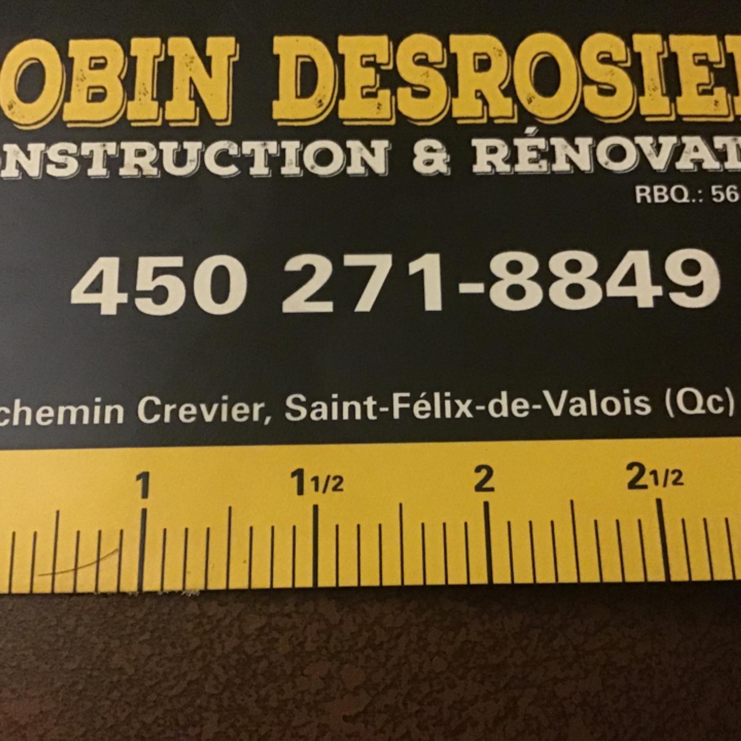 Construction Robin Desrosiers | Saint-Félix-de-Valois QC