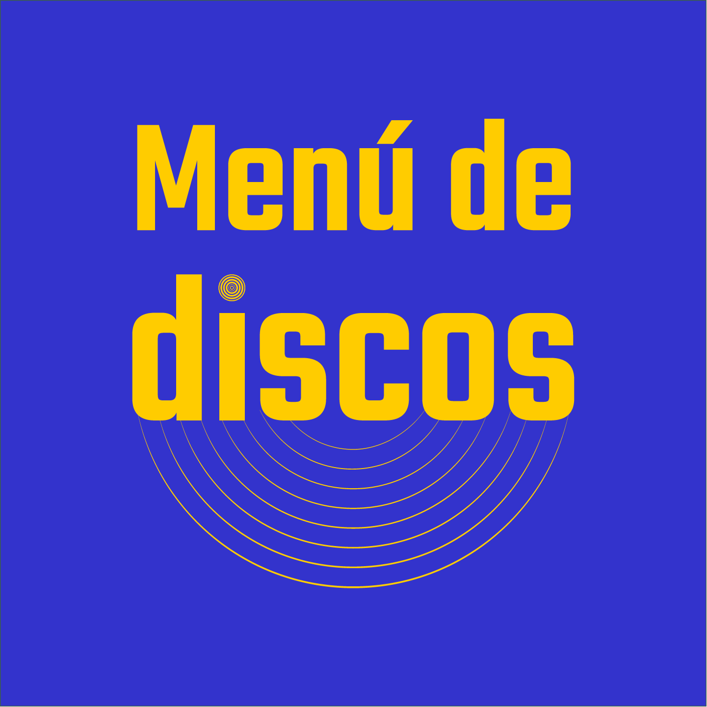 Menú De Discos