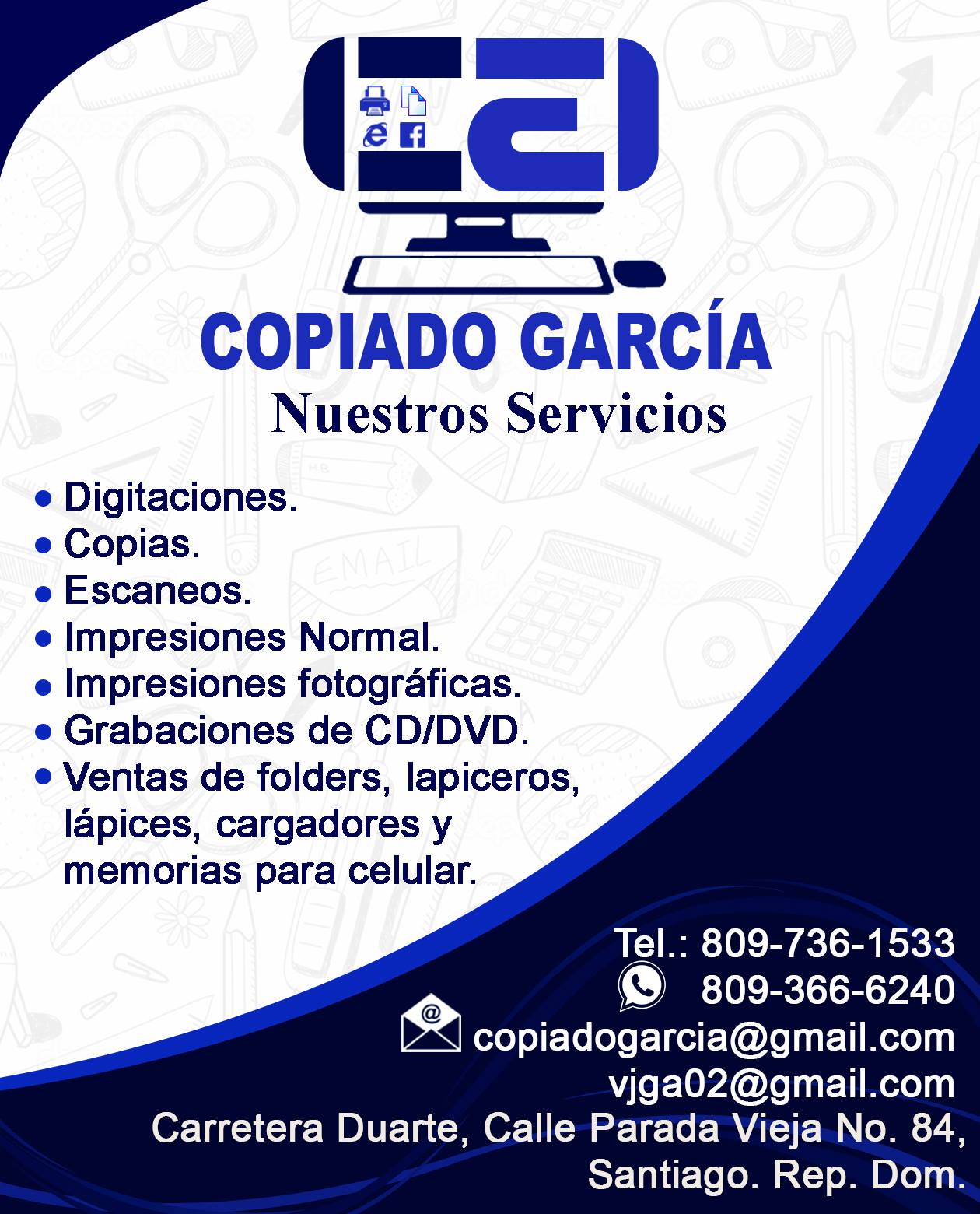 Copiado García | Santiago