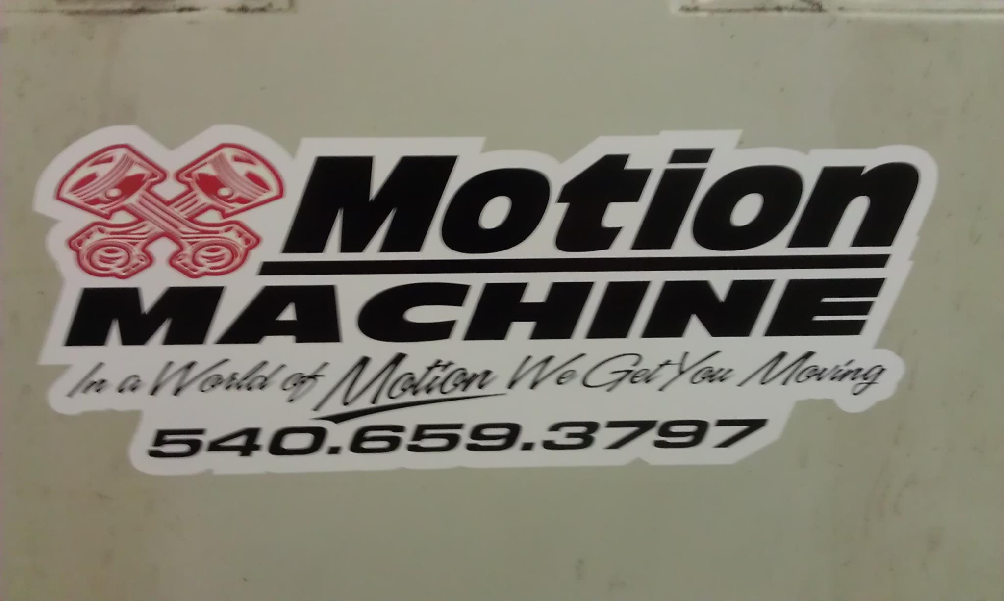 Motion Machine Shop | Fredericksburg VA