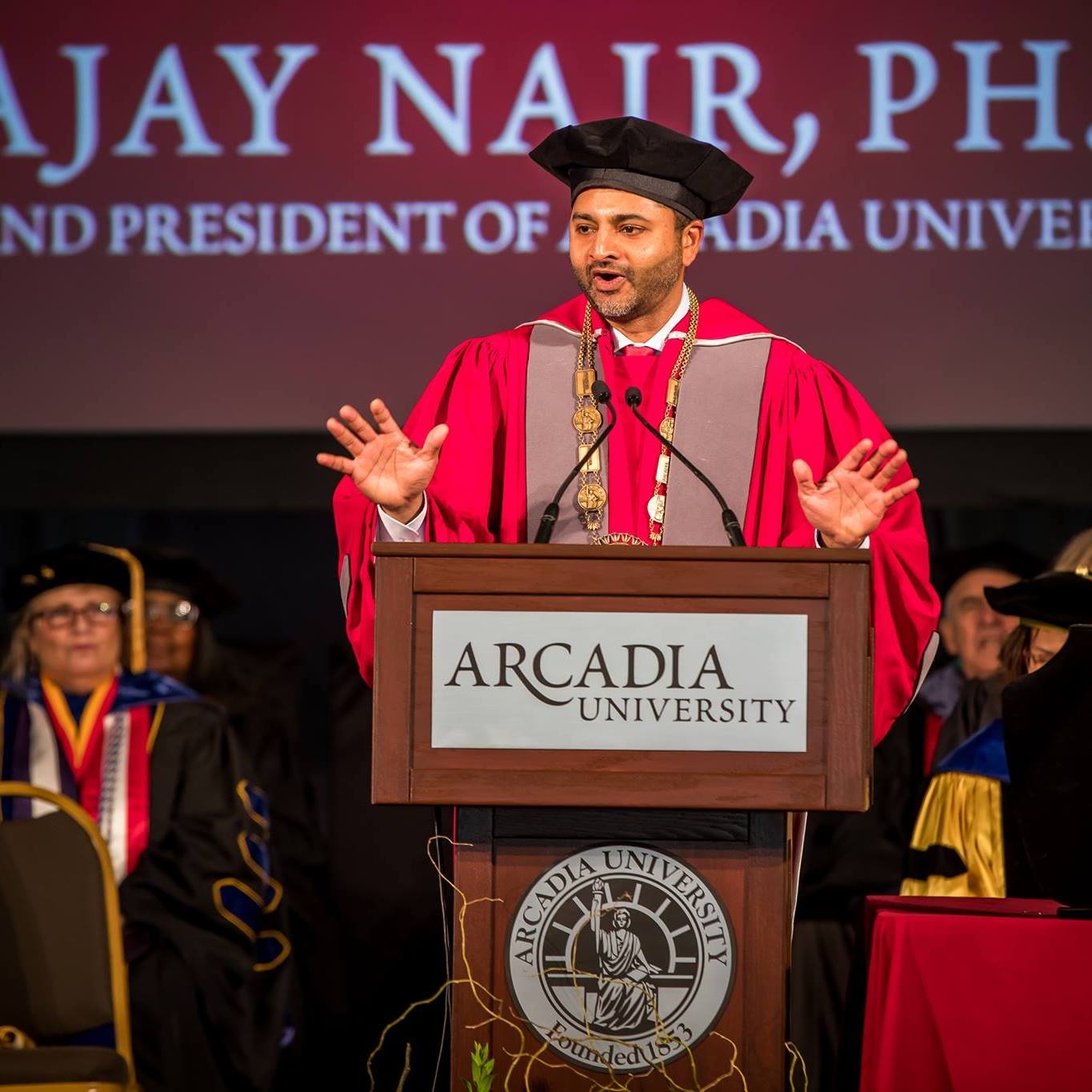 Ajay Nair, President of Arcadia University