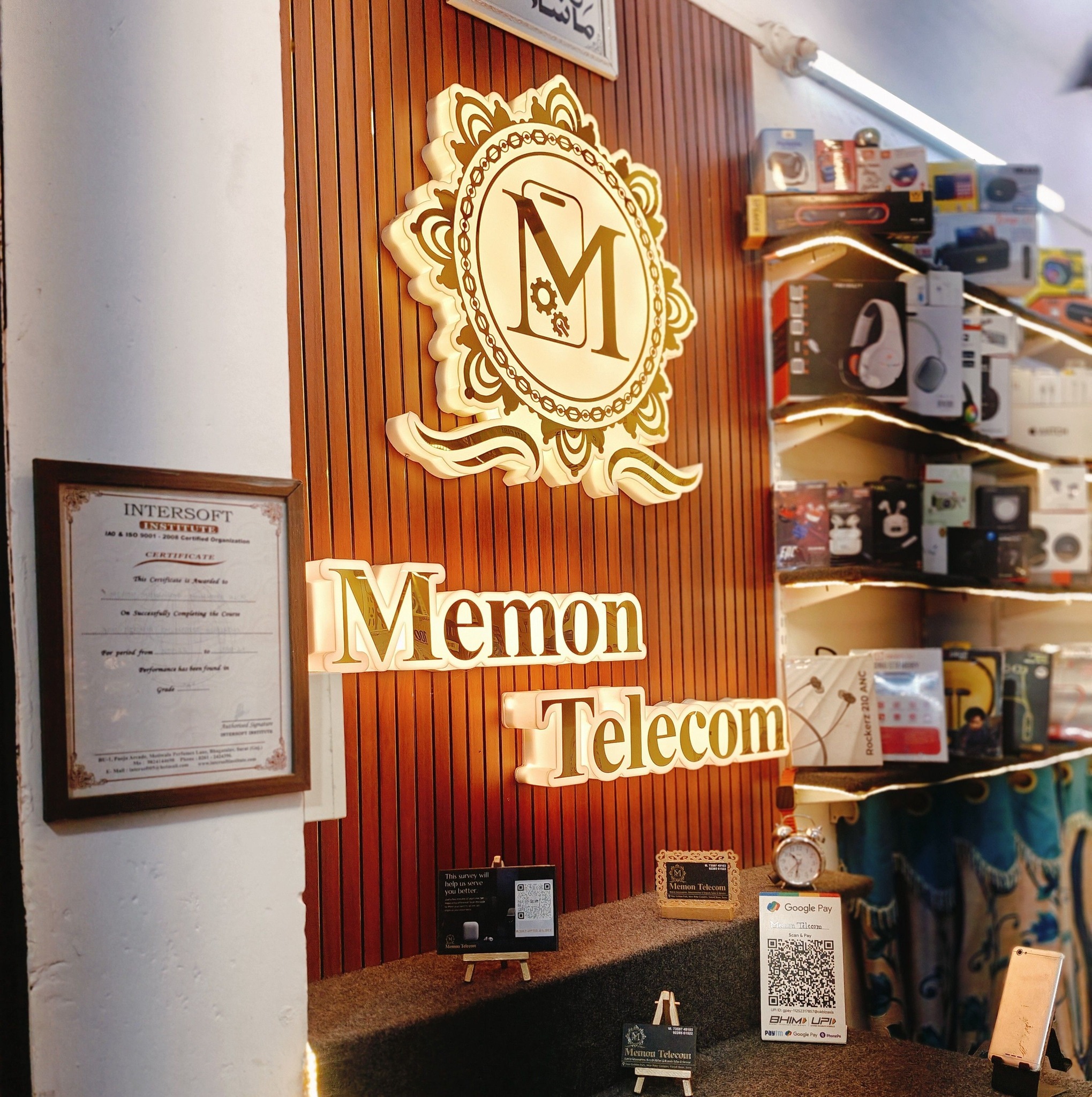 Magic Feeling the magic at Memon Telecom! This place is lit, literally ...