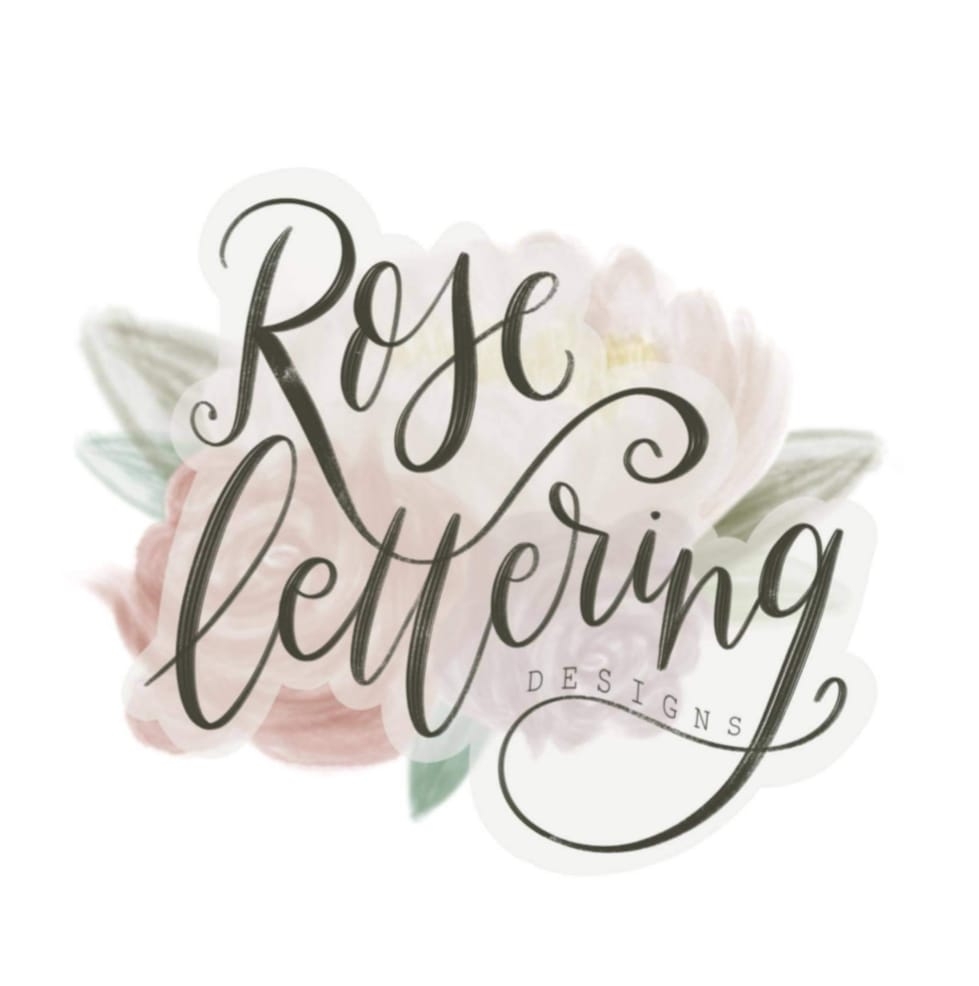 Rose Lettering Designs
